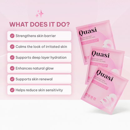 Salmon PDRN Collagen Mask – Korean Skin care Gel Face Mask for Hydration, Firming & Smoothing Skincare, Collagen Boost & Pore Care