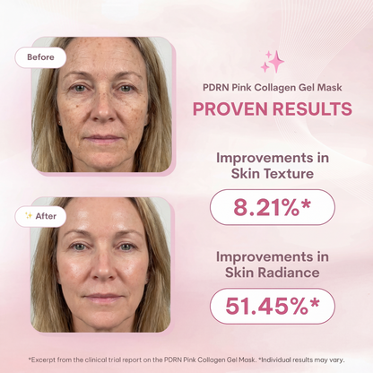 Salmon PDRN Collagen Mask – Korean Skin care Gel Face Mask for Hydration, Firming & Smoothing Skincare, Collagen Boost & Pore Care