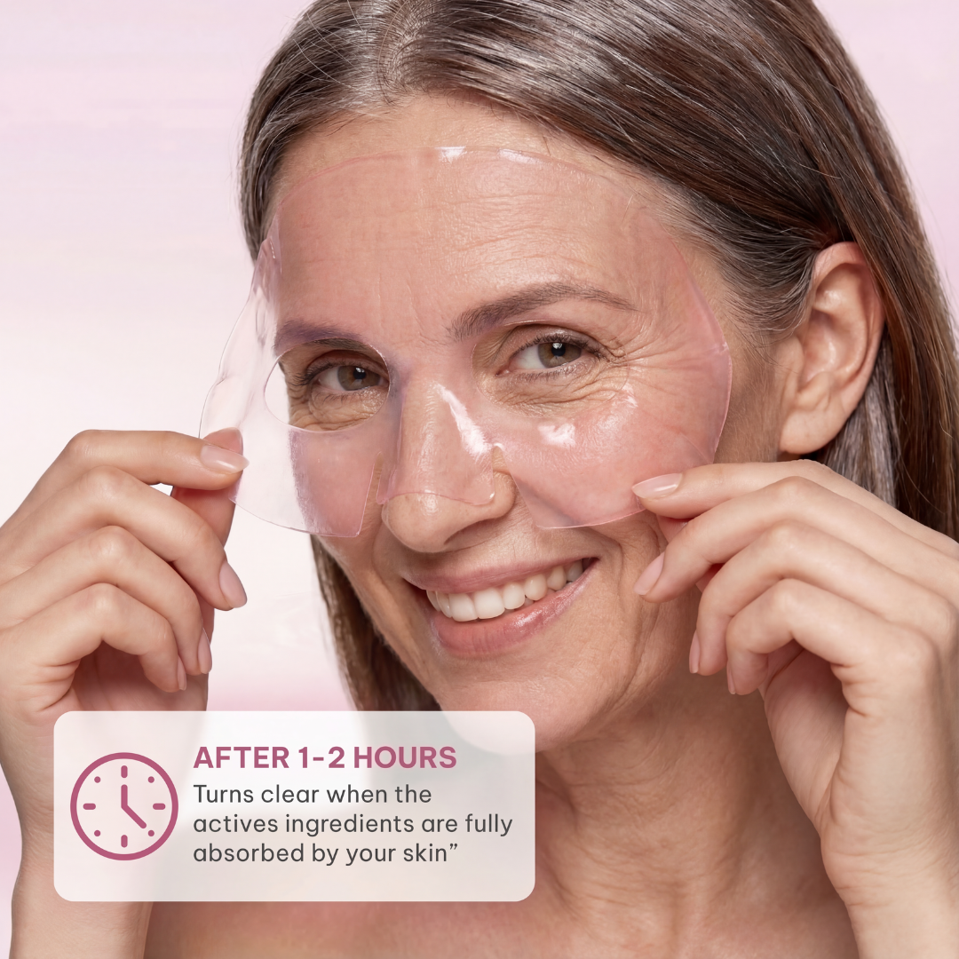 Salmon PDRN Collagen Mask – Korean Skin care Gel Face Mask for Hydration, Firming & Smoothing Skincare, Collagen Boost & Pore Care